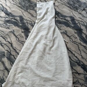 SHEIN White Textured Maxi Dress